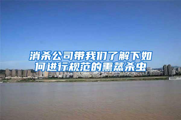 消殺公司帶我們了解下如何進(jìn)行規(guī)范的熏蒸殺蟲(chóng)