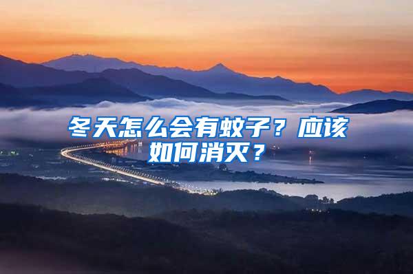 冬天怎么會(huì)有蚊子？應(yīng)該如何消滅？