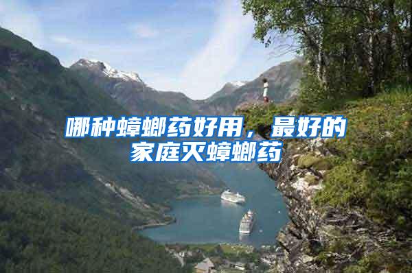 哪種蟑螂藥好用，最好的家庭滅蟑螂藥